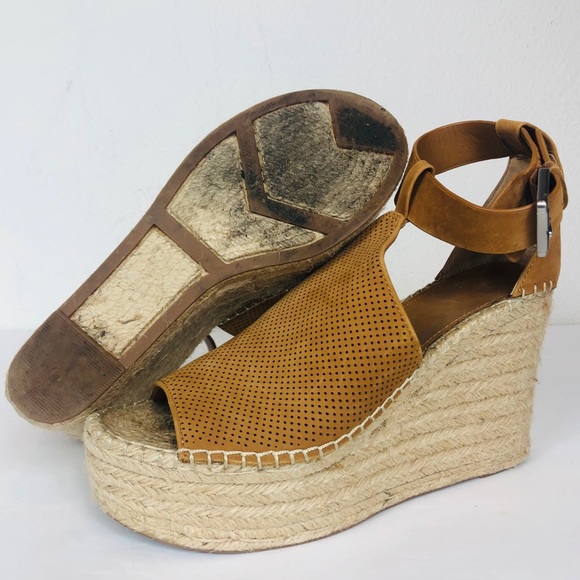 MARC FISHER Annie Platform Espadrille Wedge Sandal - Picture 7 of 8